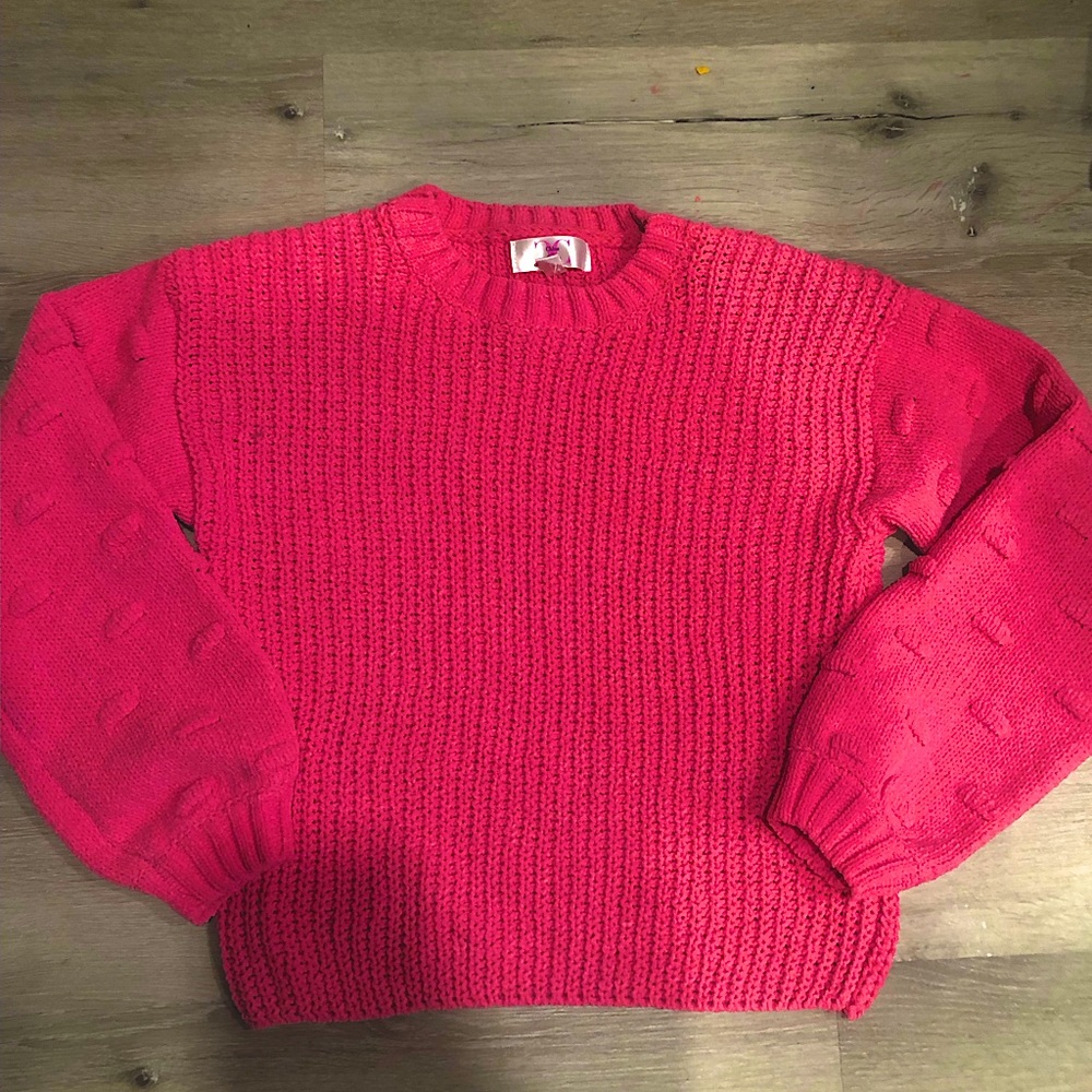 Girls Sweater, 14-16 XL, Comfortable Fall Texture